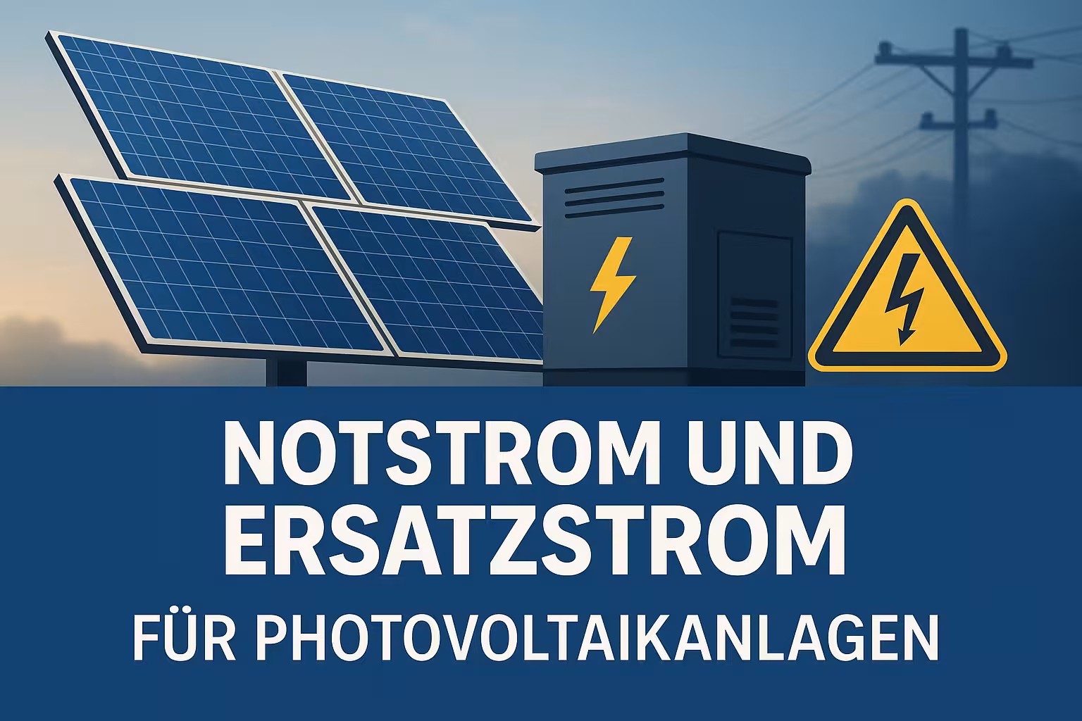 Notstrom für Solaranlagen