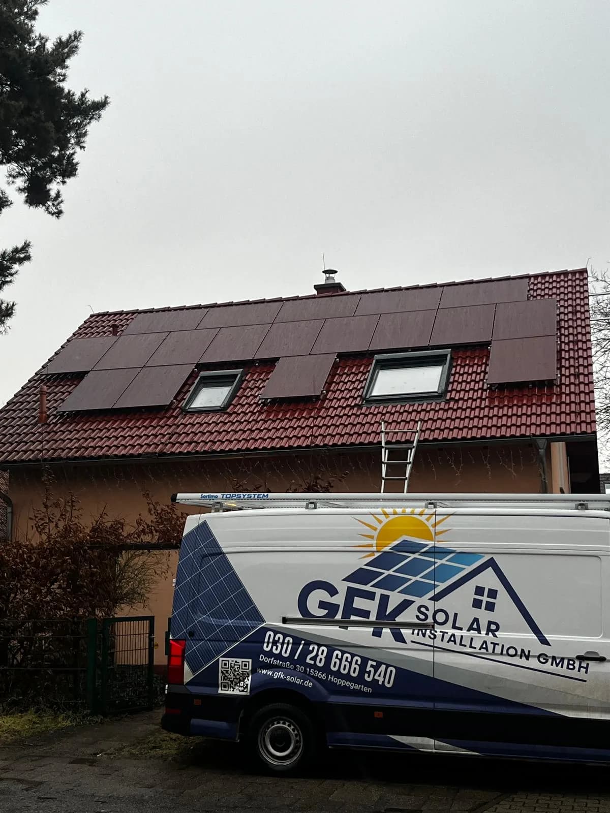 Solaranlage 10 kWp in Mahlsdorf — GFK Solar Referenzprojekt